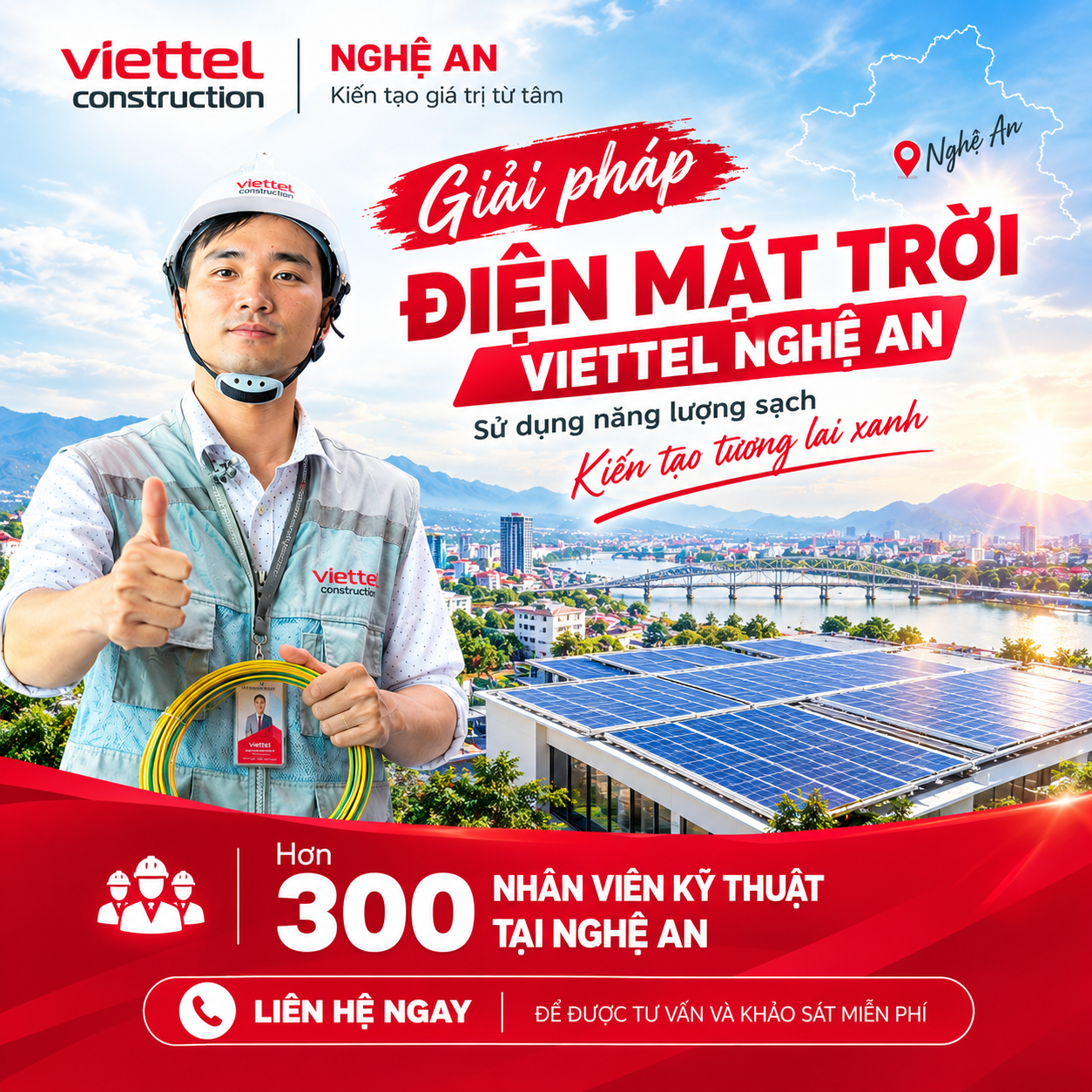 Điện mặt trời Viettel Nghệ An