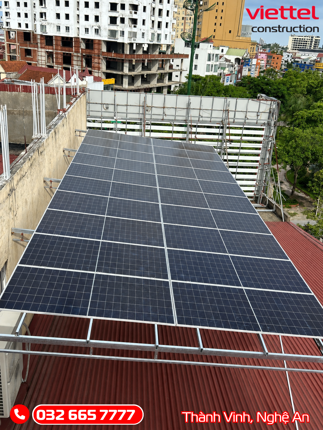 lắp điện mặt trời tại Vinh